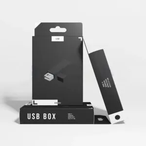 Premium USB Packaging with Eco-Friendly Custom Boxes