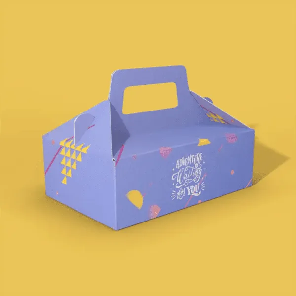 Custom Gable Boxes with Handle | Wholesale Prices