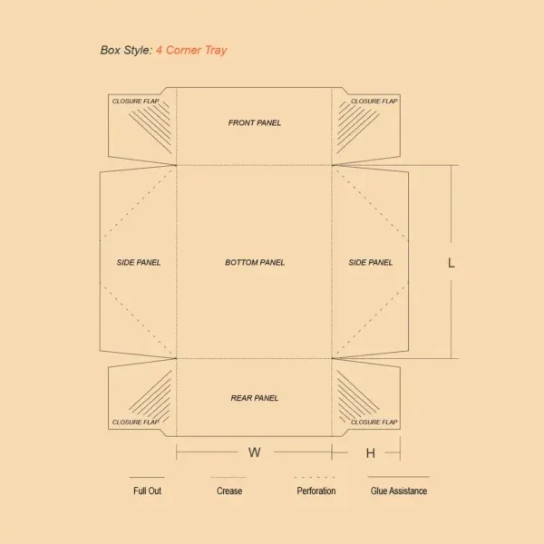 Four Corner Tray - Image 3