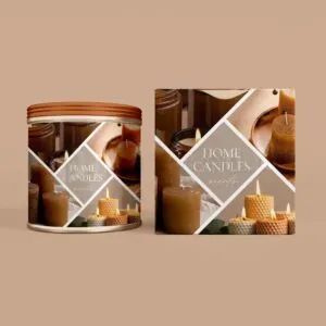 Custom Pillar Candle Packaging - Elegant & Affordable Designs