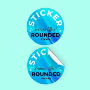 Custom Round Sticker Labels - Free Delivery & Personalization