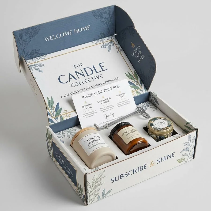 Custom Candle Box with Insert