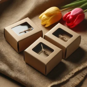 Custom Kraft Window Boxes