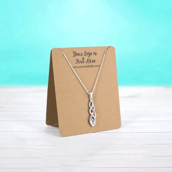 Custom Necklace Card